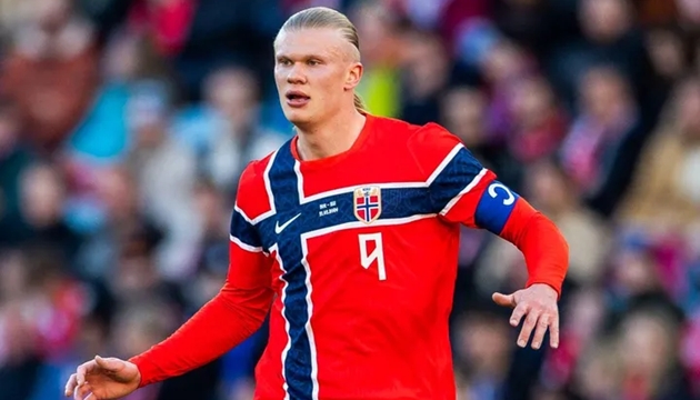 Erling Haaland là họng pháo quan trọng nhất của Na Uy. Siêu tiền đạo Erling Haaland của Na Uy