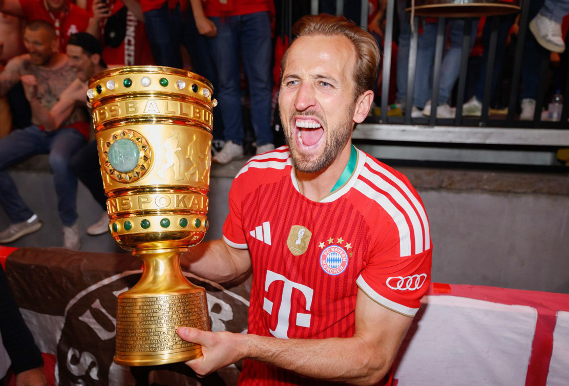 Harry Kane ghi hat-trick trận chung kết, giúp Bayern Munich vô địch cúp Quốc gia Harry Kane FC Bayern Munich