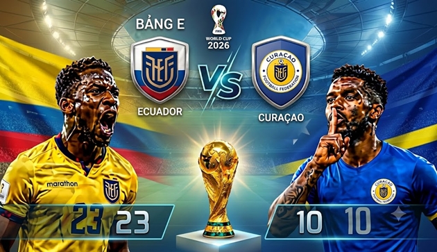Soi trận Ecuador vs Curacao Mệnh lệnh phải thắng tại World Cup 2026