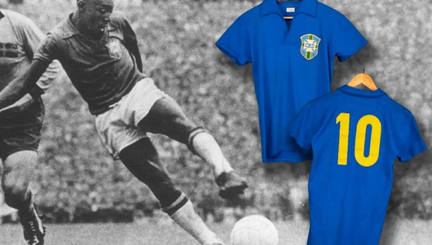Pele và chiếc áo đấu huyền thoại năm 1958