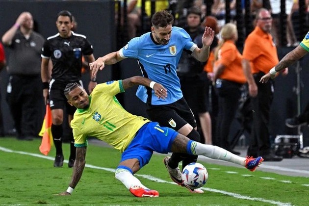 Brazil bị loại trước Uruguay tại tứ kết Copa America 2024. Brazil bị loại trước Uruguay tại tứ kết Copa America 2024.